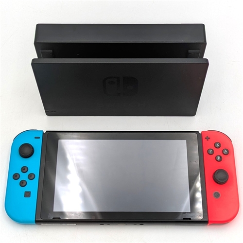 Nintendo Switch - Neon Blue & Neon Red - Console - Complete In Box - 2019 Model - SNR XKJ10007827050 (B Grade) (Used)